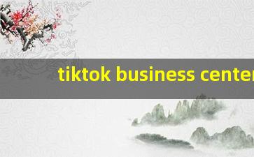 tiktok business center